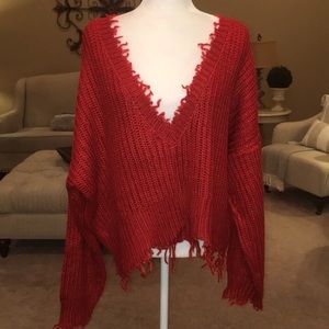 Fire 🔥 brick red sweater